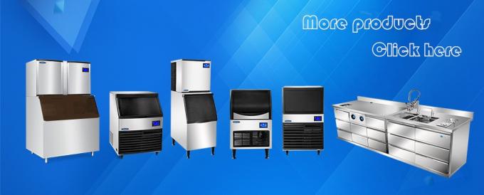 -18 درجه دستگاه یخ ساز ، دستگاه ساخت یخ مکعب یخ 700 وات 25